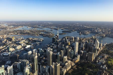 Aerial Image of SYDNEY EARLY MORNING