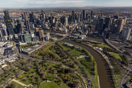 Aerial Image of QUEEN VICTORIA GARDENS