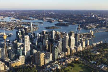 Aerial Image of SYDNEY EARLY MORNING