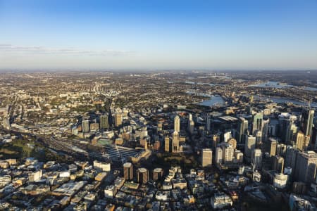 Aerial Image of SYDNEY EARLY MORNING