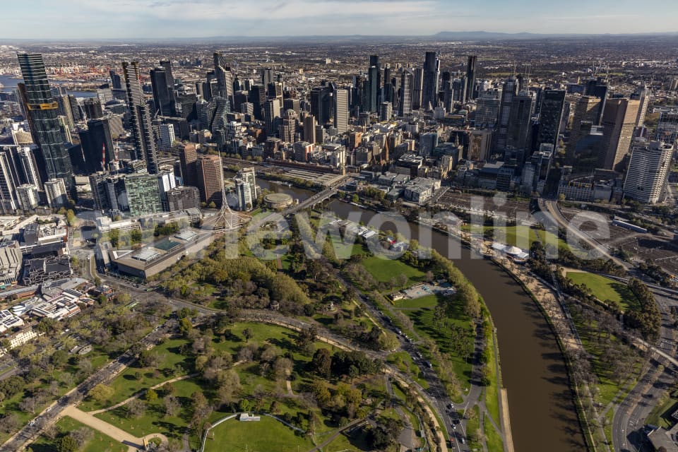 Aerial Image of Queen Victoria Gardens