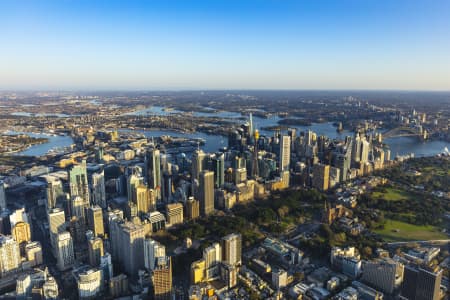 Aerial Image of SYDNEY EARLY MORNING