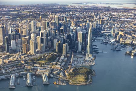 Aerial Image of BARANGAROO EARLY MORNING