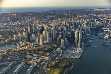 Aerial Image of BARANGAROO EARLY MORNING