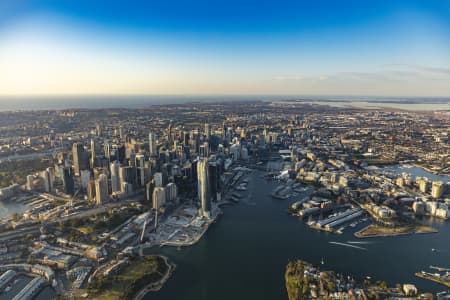 Aerial Image of BARANGAROO EARLY MORNING