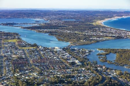 Aerial Image of SWANSEA LATE AFTERNOON