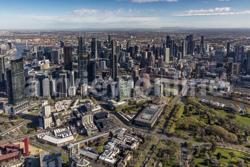 Aerial Image of University of Melbourne, Southbank Campus