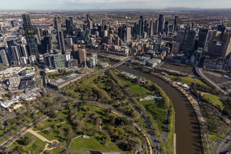 Aerial Image of QUEEN VICTORIA GARDENS