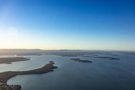 Aerial Image of PULBAH ISLAND LAKE MACQUARIE