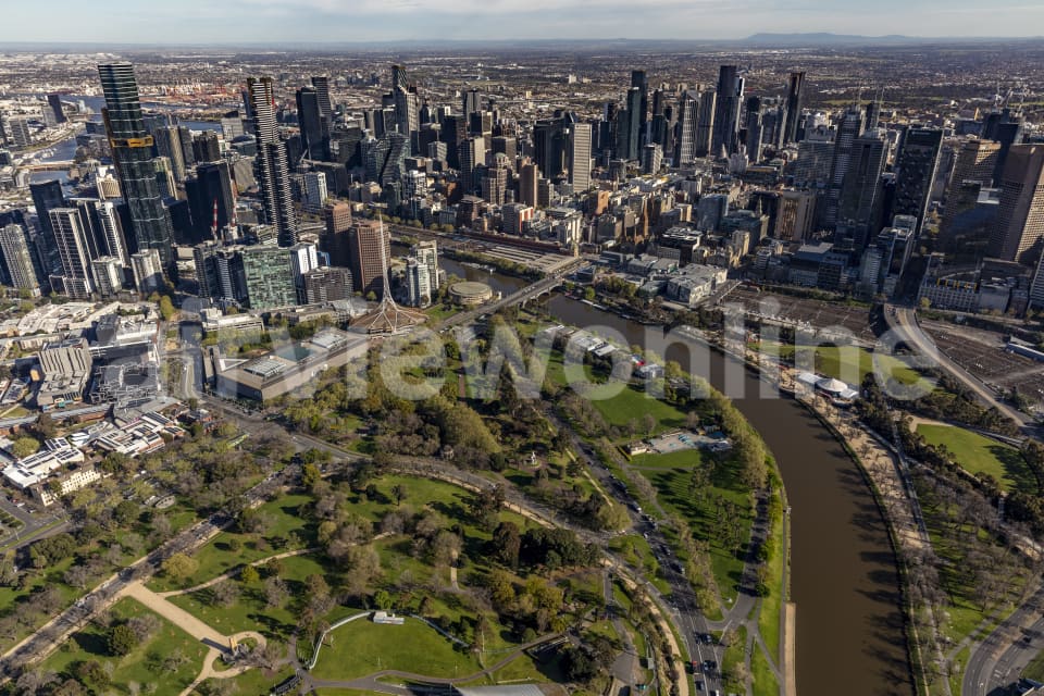 Aerial Image of Queen Victoria Gardens