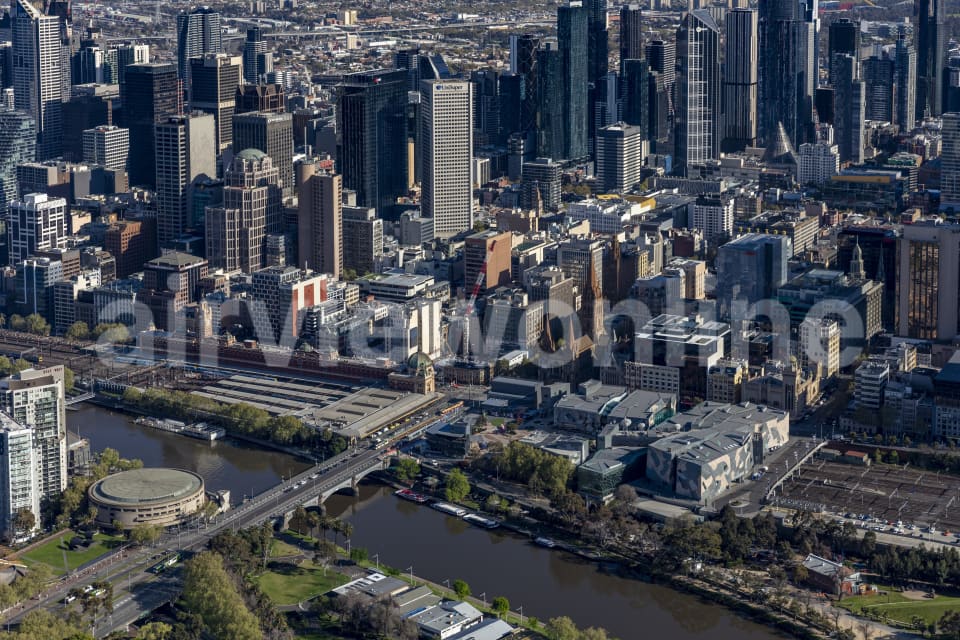 Aerial Image of Fed Square