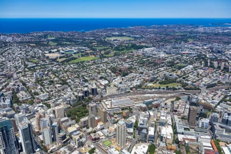Aerial Image of HAYMARKET AND CENTRAL STATION