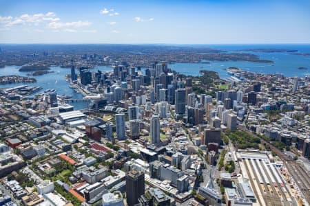 Aerial Image of HAYMARKET AND CENTRAL STATION