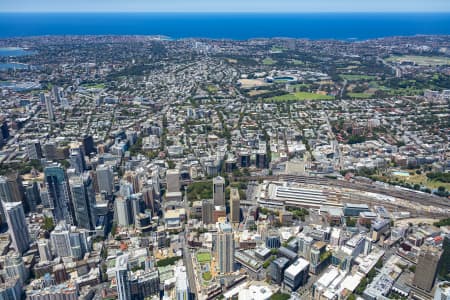 Aerial Image of HAYMARKET AND CENTRAL STATION
