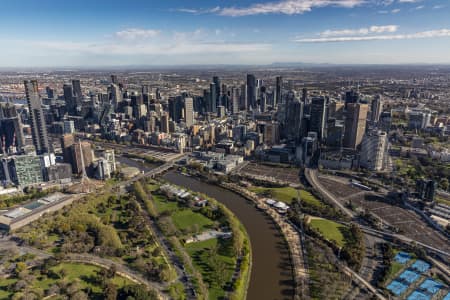 Aerial Image of MELBOURNE CBD