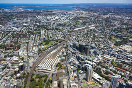 Aerial Image of HAYMARKET AND CENTRAL STATION