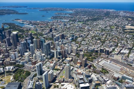 Aerial Image of HAYMARKET AND CENTRAL STATION