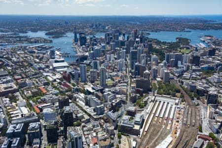 Aerial Image of HAYMARKET AND CENTRAL STATION