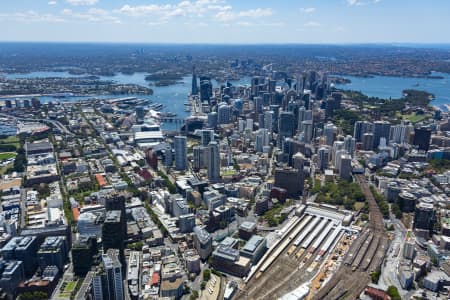 Aerial Image of HAYMARKET AND CENTRAL STATION