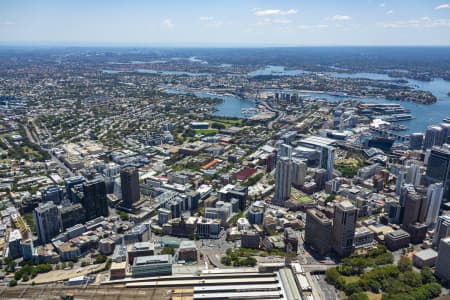 Aerial Image of HAYMARKET AND CENTRAL STATION