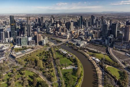 Aerial Image of YARRA RIVER