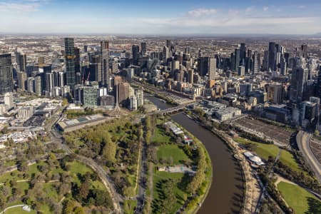 Aerial Image of YARRA RIVER