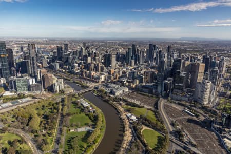Aerial Image of MELBOURNE CBD