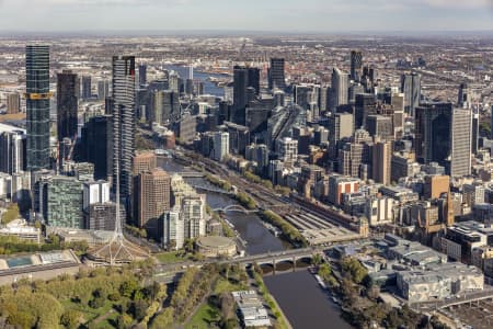Aerial Image of MELBOURNE CBD