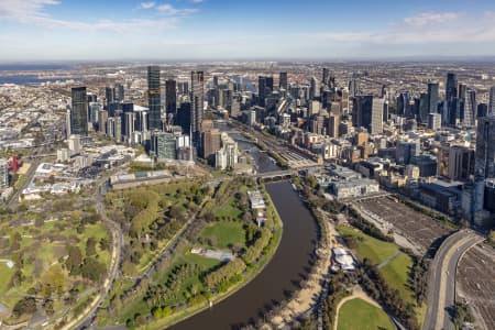 Aerial Image of MELBOURNE CBD