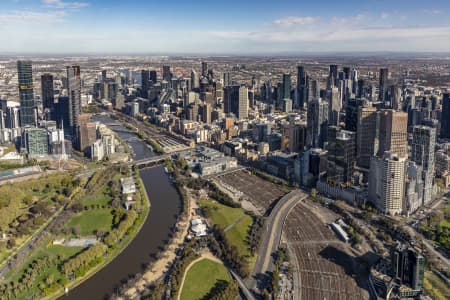Aerial Image of MELBOURNE CBD