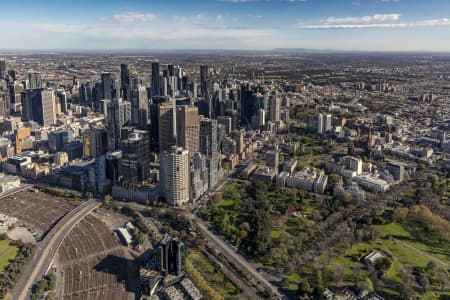 Aerial Image of MELBOURNE CBD