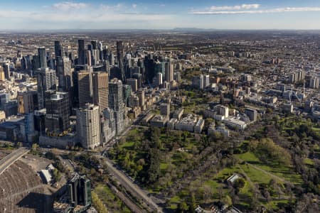 Aerial Image of MELBOURNE CBD