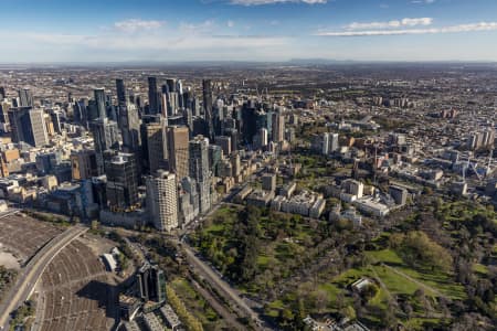 Aerial Image of EAST MELBOURNE