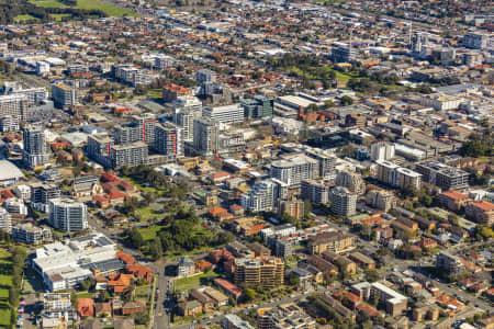 Aerial Image of WOLLONGONG CBD