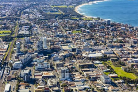 Aerial Image of WOLLONGONG CBD