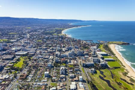 Aerial Image of WOLLONGONG CBD