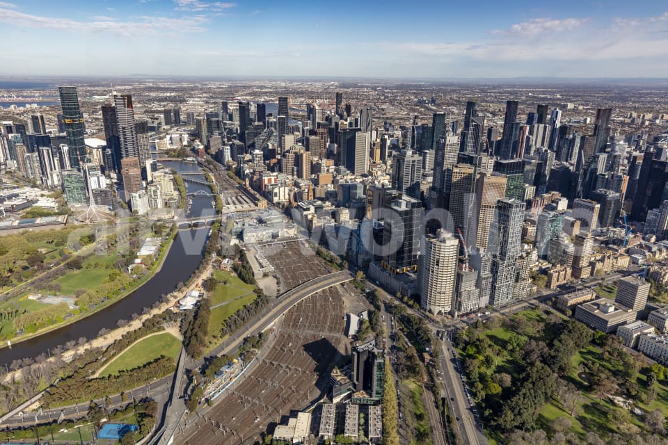 Aerial Image of East Melbourne
