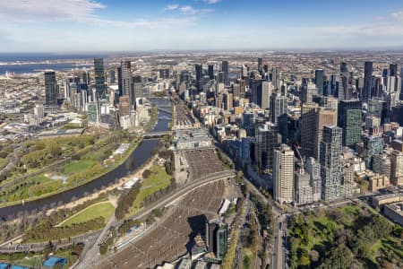 Aerial Image of YARRA RIVER