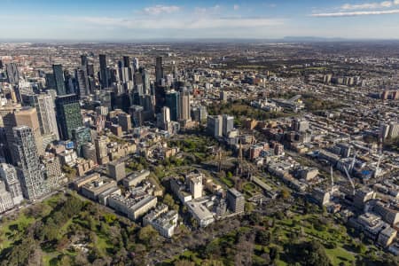 Aerial Image of EAST MELBOURNE