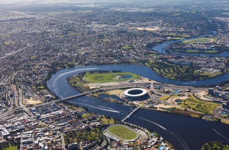 Aerial Image of EAST PERTH