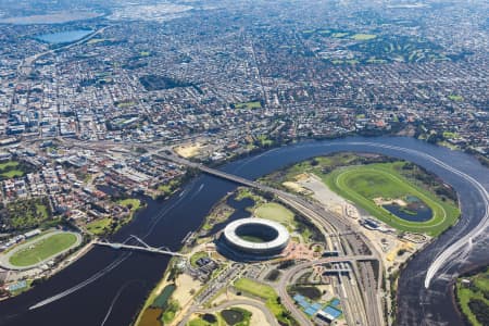 Aerial Image of OPTUS STADIUM