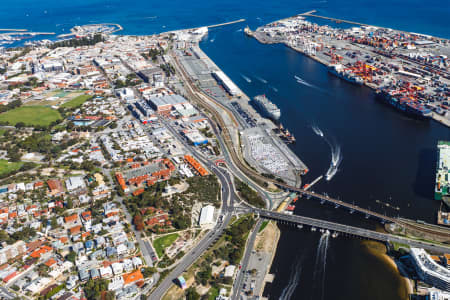 Aerial Image of FREMANTLE PORT