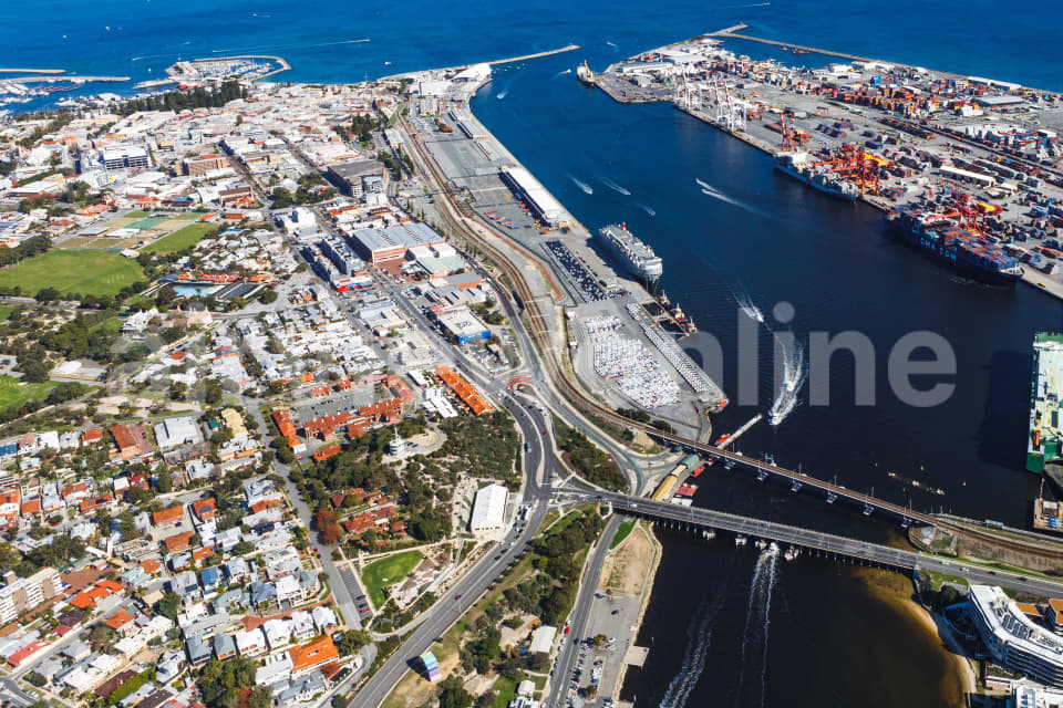 Aerial Image of Fremantle Port