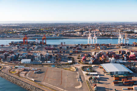 Aerial Image of FREMANTLE PORT