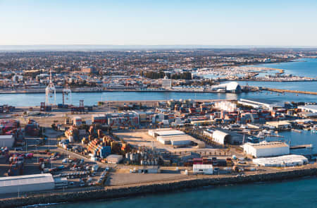 Aerial Image of FREMANTLE PORT