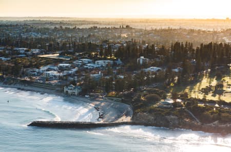 Aerial Image of COTTESLOE AT SUNRISE