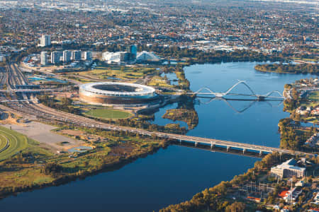 Aerial Image of OPTUS STADIUM