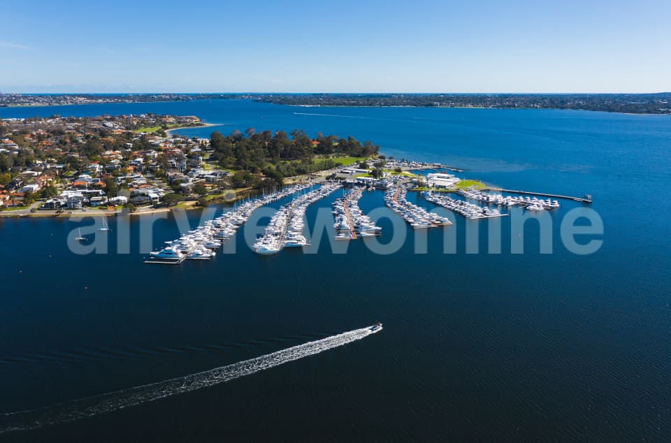 Aerial Image of South Perth Yacht Club