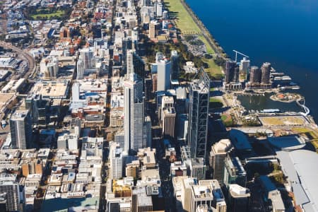 Aerial Image of PERTH CBD
