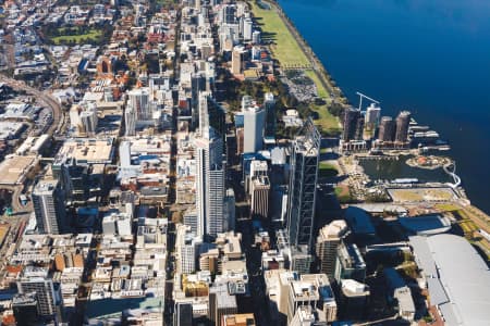 Aerial Image of PERTH CBD